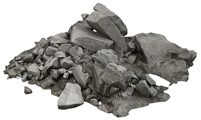 Concrete-rubble Construction Waste